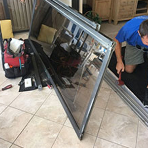 sliding glass door frame repair Spring Valley